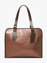 Schoudertas Vintage Leder Paul marius Bruin vintage CABAS